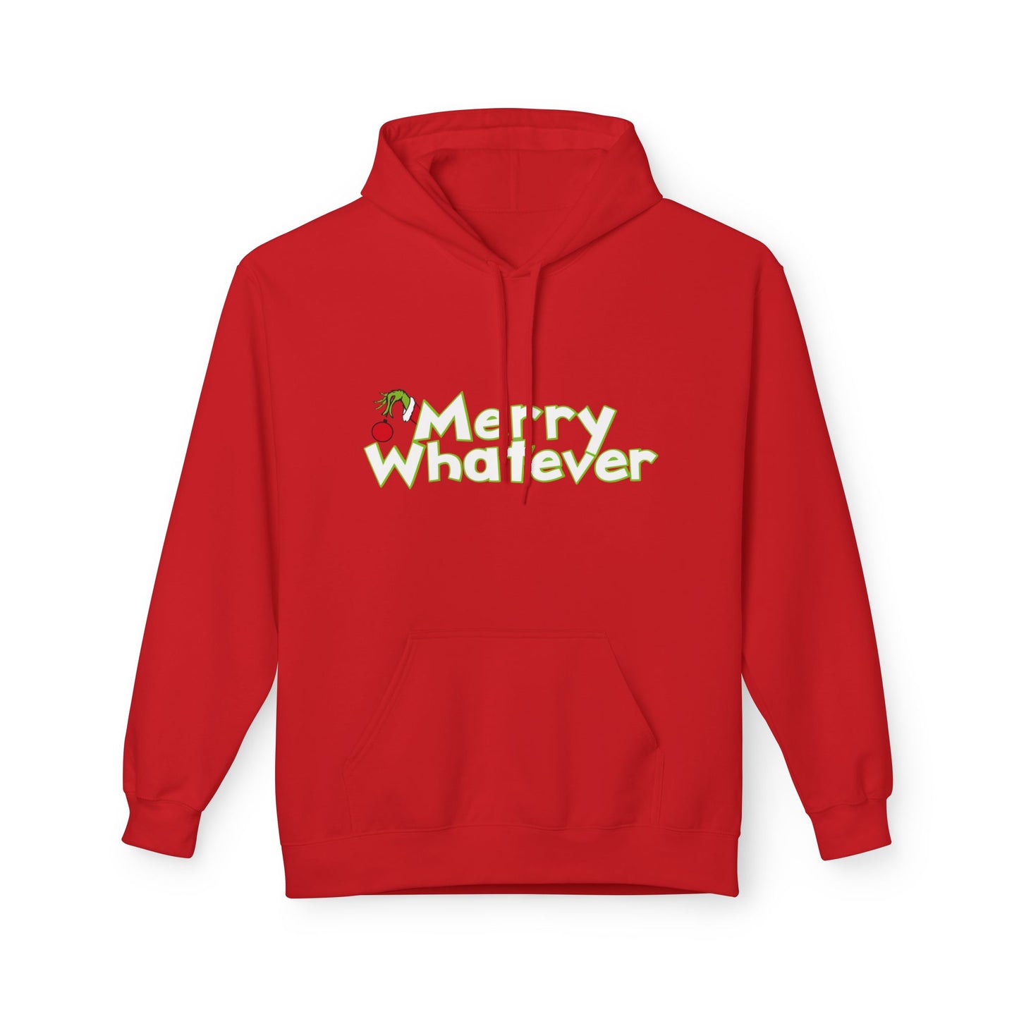 Merry Whatever Naughty List Specialist Unisex Midweight Softstyle Fleece Hoodie