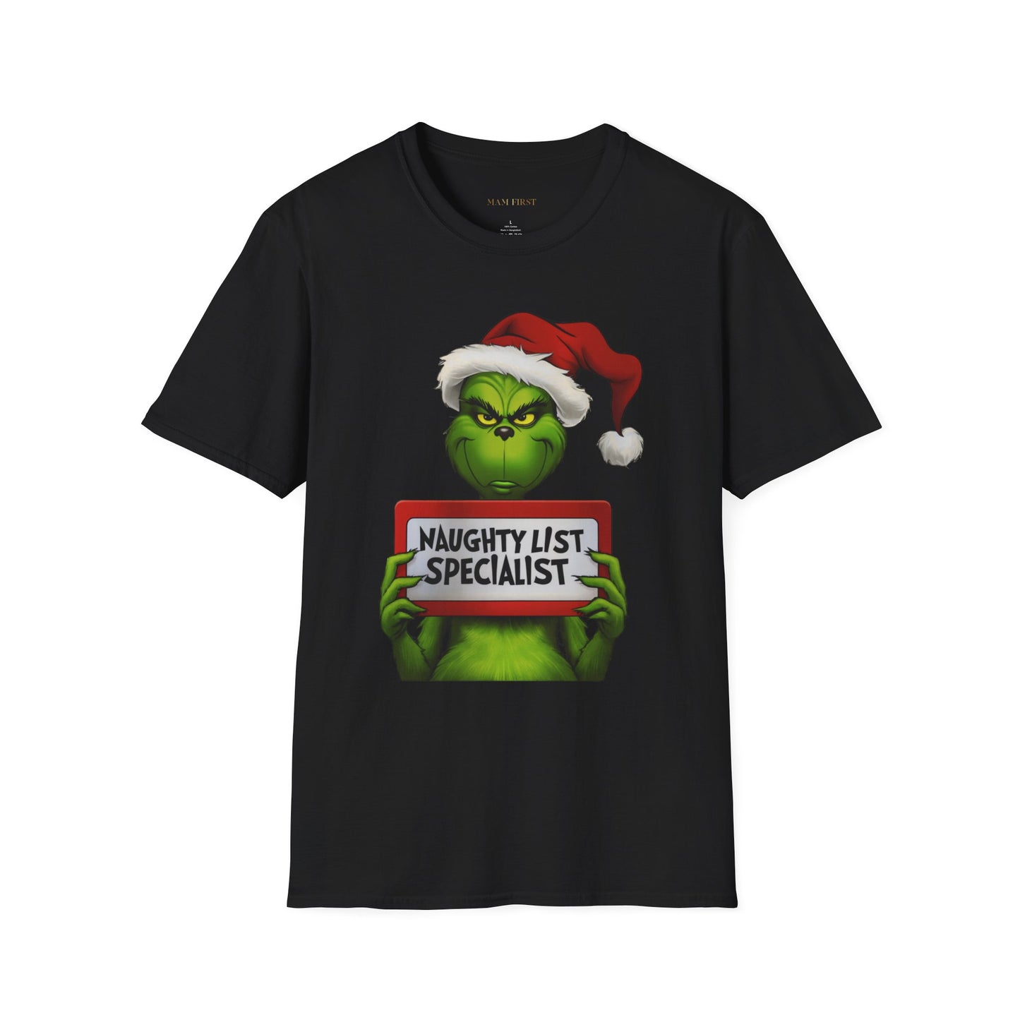 Naughty List Specialist Unisex Soft-Style T-shirt