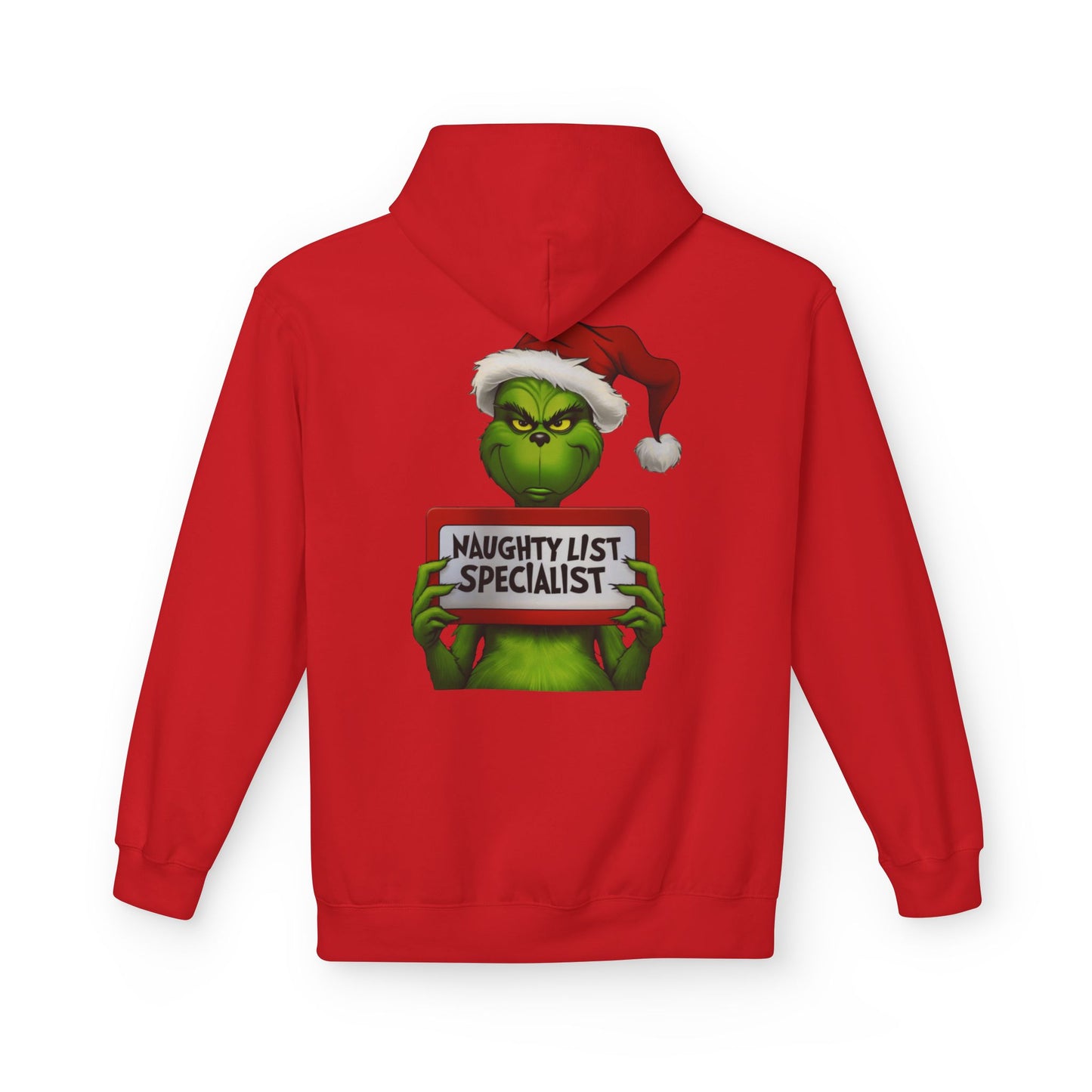 Merry Whatever Naughty List Specialist Unisex Midweight Softstyle Fleece Hoodie