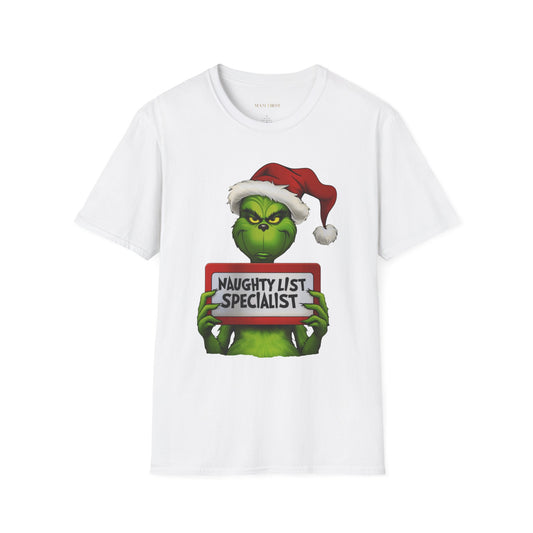 Naughty List Specialist Unisex Soft-Style T-shirt