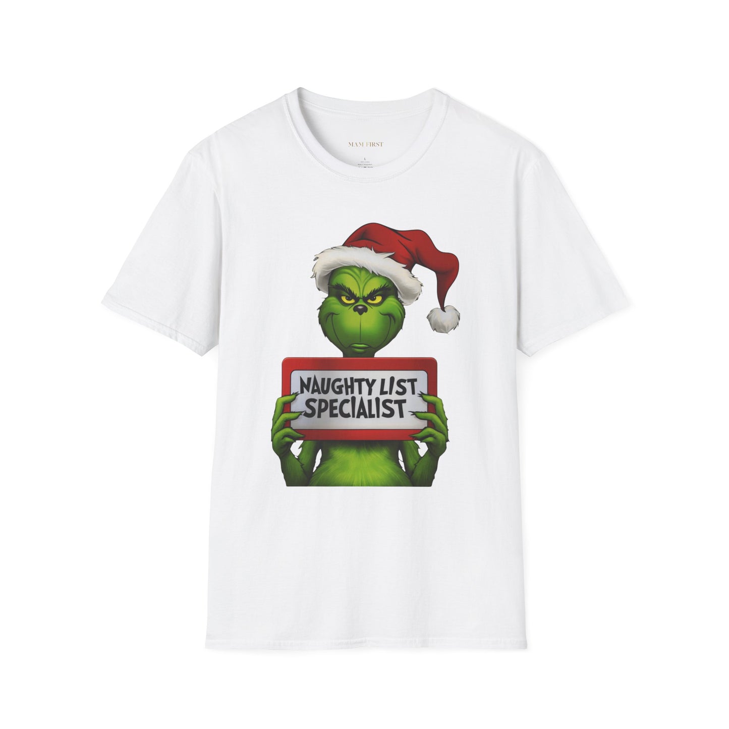 Naughty List Specialist Unisex Soft-Style T-shirt