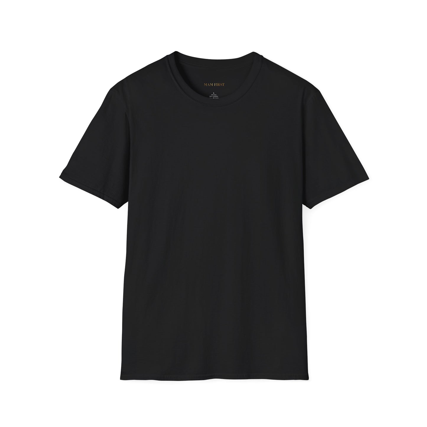 Personalized Adult Unisex Soft Style T-Shirt-Black