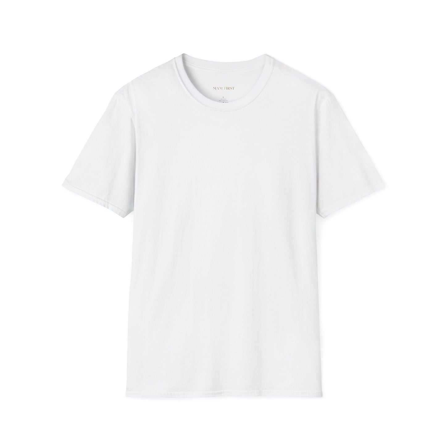 Personalized Adult Unisex Soft Style T-Shirt-White