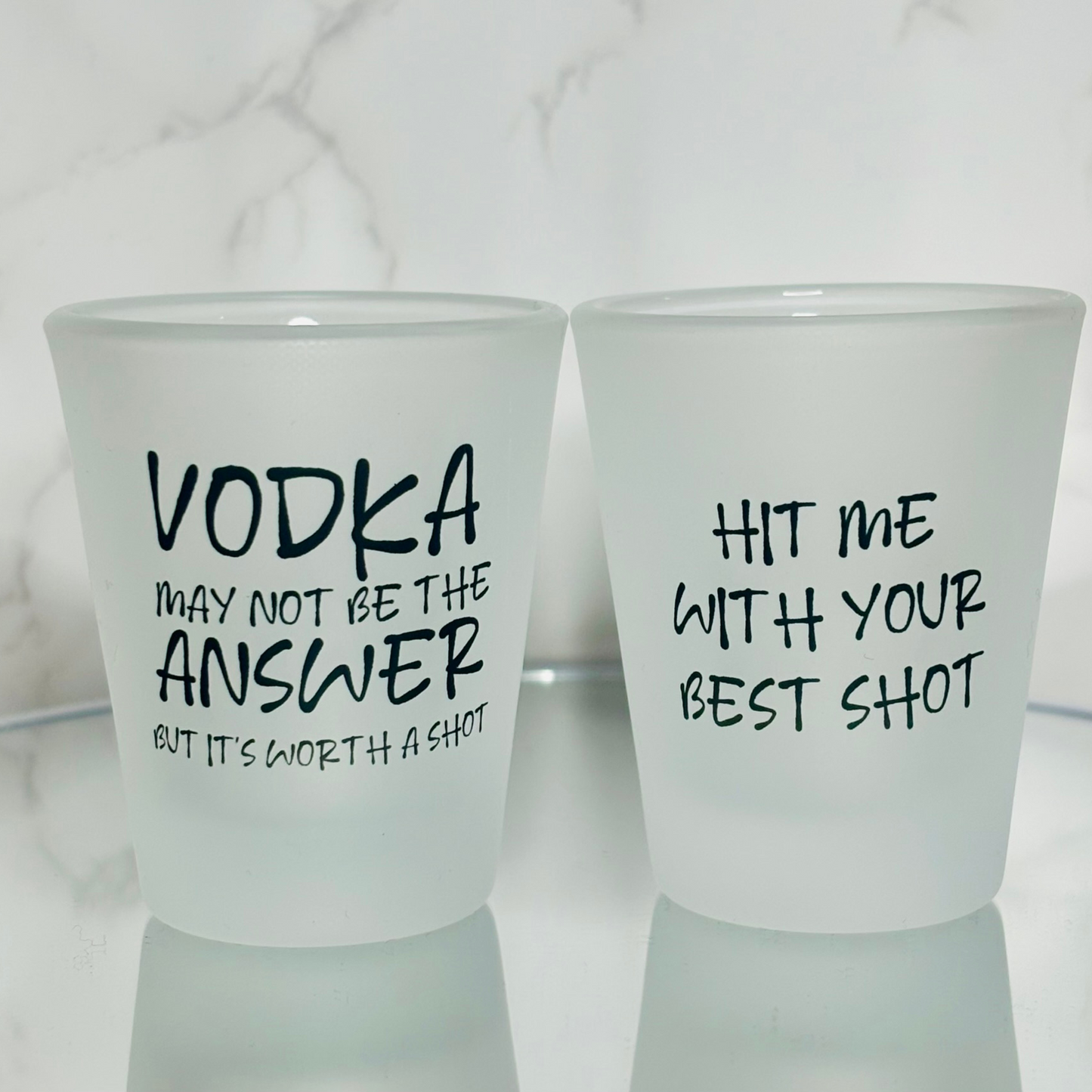 Frosted Shot Glass